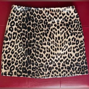 Cheetah Print Skirt